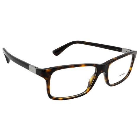 Prada Demo Square Men's Eyeglasses PR 06SV 2AU1O1 56